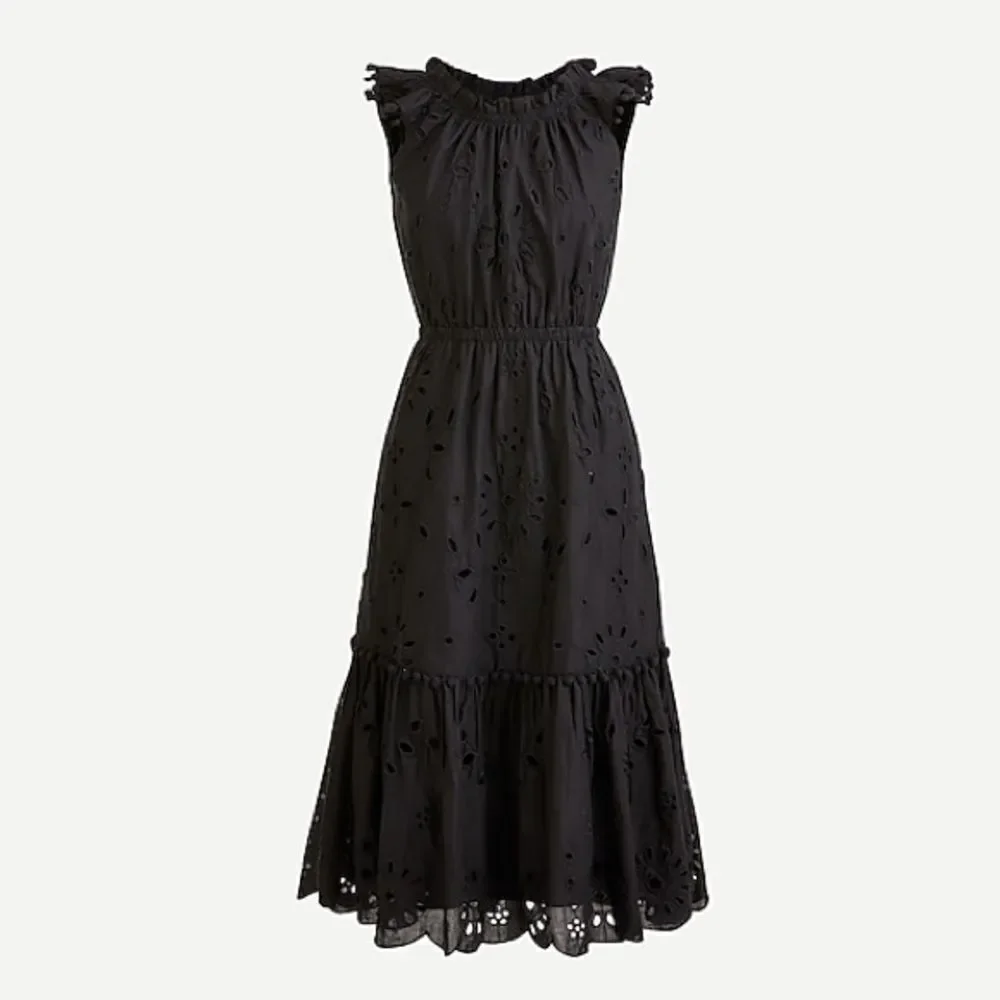 ✨ Eyelet midi dress✨ - Picture 1 of 6